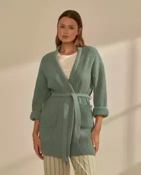 Женский халат с бантом nfasis, цвет Jabn