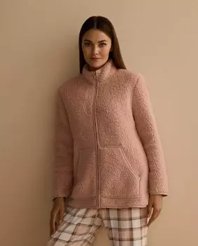 Женский халат Seherpa на молнии nfasis, сиреневый