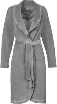 Женский халат Vossen "Ариэль" (1 шт.), в игривом дизайне, серый