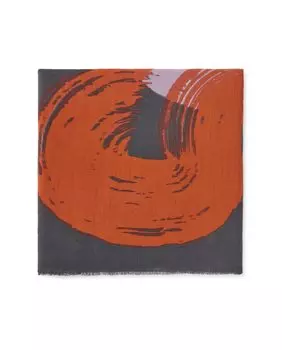 Женский хлопковый шарф By Hand Tous, темно-серый