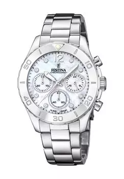 Женский хронограф FESTINA, серебро