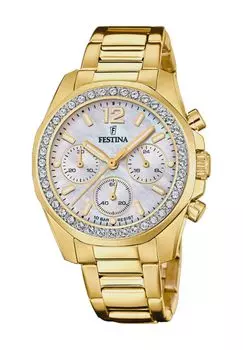 Женский хронограф FESTINA, золото