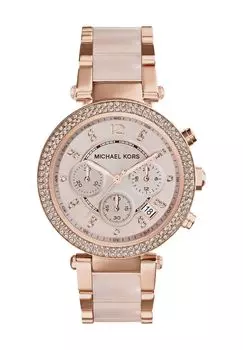 Женский хронограф МК5896 MICHAEL KORS, цвет Rosgold
