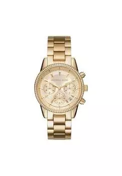 Женский хронограф Ритц МК6356 MICHAEL KORS, золото