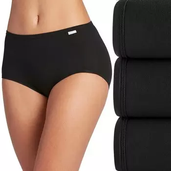 Женский Jockey 3 шт. Комплект трусиков Supersoft 2073, цвет Black Asst