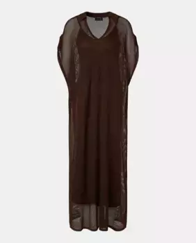 Женский кафтан из люрекса Latouche, коричневый