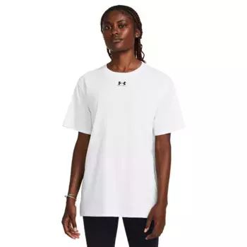 Женский кампус оверсайз ss-wht under armour повседневная футболка, белый