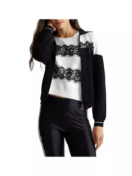 Женский кардиган белый/черный Liu Jo