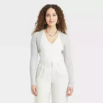 Женский кардиган-болеро - A New Day, цвет Light Gray