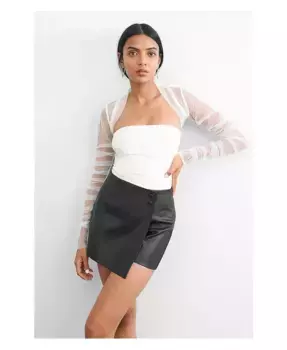 Женский кардиган-болеро Madison Marcella, коричневый/бежевый