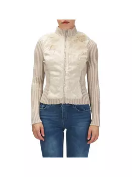 Женский кардиган цвета слоновой кости Guess