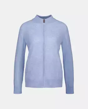 Женский кардиган на молнии с длинными рукавами Lloyd's, цвет 410 Azul Claro