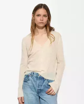 Женский кардиган на однотонных пуговицах Parfois, цвет Crudo