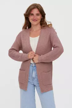 Женский кардиган на пуговицах с длинными рукавами Vero Moda, фиолетовый
