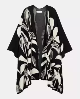 Женский кардиган-пончо Couchel, черный