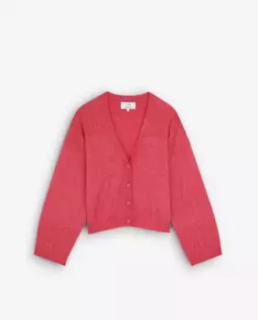 Женский кардиган прямого кроя с V-образным вырезом Scalpers, красный