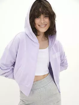 Женский кардиган с длинным рукавом и худи с принтом букв LCW Casual