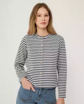 Женский кардиган с длинным рукавом Vila, черный