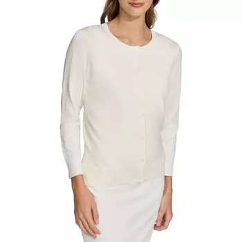 Женский кардиган с длинными рукавами и пуговицами Harper Rose, белый