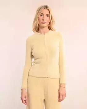 Женский кардиган с капюшоном и длинными рукавами Molly Bracken, бежевый