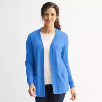 Женский кардиган с карманами Croft & Barrow, цвет valen river