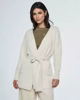 Женский кардиган с карманами и поясом & Me Unlimited, цвет Crudo