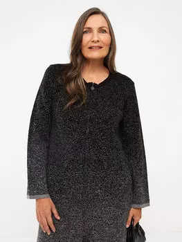 Женский кардиган с круглым вырезом и длинными рукавами LCW Grace