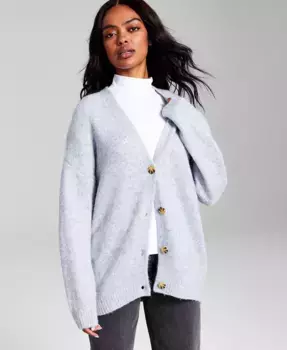 Женский кардиган с удлиненными плечами And Now This, серебряный
