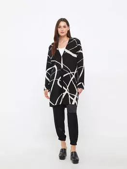 Женский кардиган с V-образным вырезом и длинными рукавами LCWAIKIKI Classic