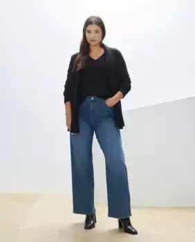 Женский кардиган с высоким воротником Couchel, черный