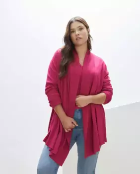 Женский кардиган с высоким воротником Couchel, цвет Bermellon