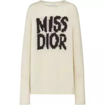 Женский кашемировый свитер цвета экрю DIOR, Ecru