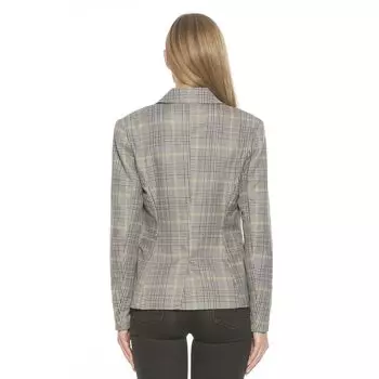 Женский классический двубортный твидовый пиджак ALEXIA ADMOR ALEXIA ADMOR