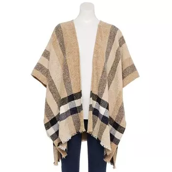 Женский классический топпер из шенила в клетку Nine West, цвет Natural