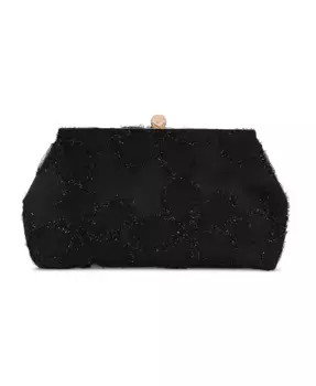 Женский клатч Circe с цветочным жаккардовым узором Jewel Badgley Mischka, черный