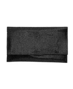 Женский клатч с кристаллами Nina, черный