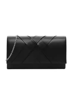 Женский клатч со стразами и магнитной застежкой Tamaris, цвет Black Mat