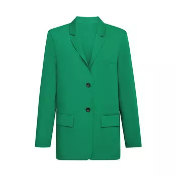 Женский клетчатый пиджак Deep Breath, зеленая растительность