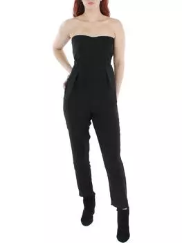 Женский коктейльный комбинезон без бретелек Collective Concepts, черный