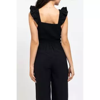 Женский комбинезон August Sky с присборенными рукавами и рюшами August Sky