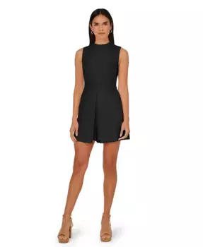 Женский комбинезон без рукавов с юбкой by Adrianna Papell, черный