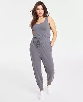 Женский комбинезон без рукавов трикотажной вязки On 34th, серый