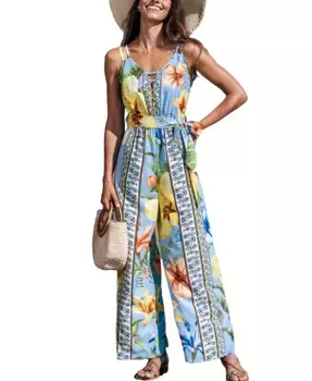 Женский комбинезон Daisy Breeze с цветочным принтом Cupshe, желтый