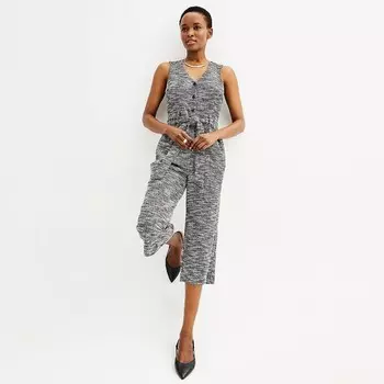 Женский комбинезон Nine West Tailored, цвет Black Knit Tweed