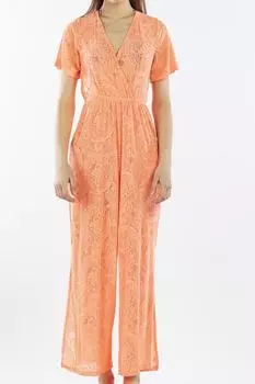 Женский комбинезон-парео пляжный Оранжевый Nicoletta