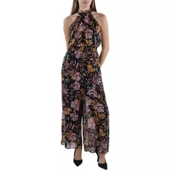 Женский комбинезон Petites Full Length Smocked MSK, цвет black multi