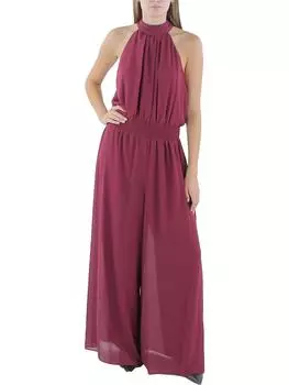 Женский комбинезон с халтером и сборками Vince Camuto, цвет crisp merlot