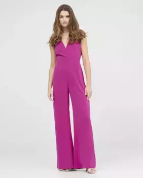 Женский комбинезон с V-образным вырезом и бретелями Veneno en la piel, розовый