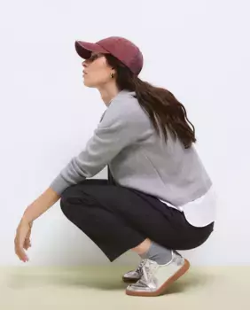 Женский комбинированный свитер из поплина с длинными рукавами и капюшоном Tintoretto, цвет 820 Gris Medio