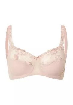 Женский комфортный кружевной бюстгальтер с бантом Belle Jolie Felina, цвет Ash Rose